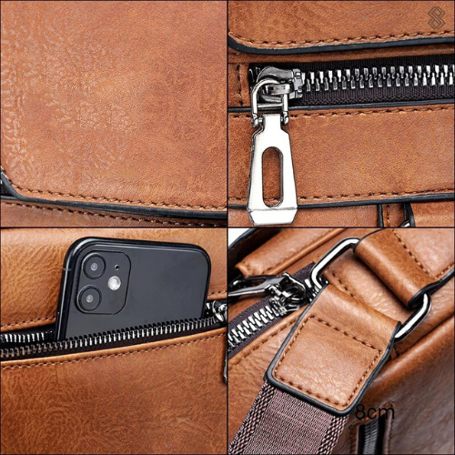 Chic Everyday Crossbody Bag in Premium Synthetic Leather