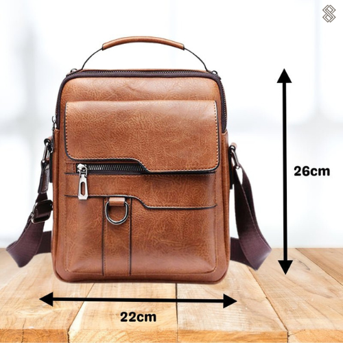 Chic Everyday Crossbody Bag in Premium Synthetic Leather