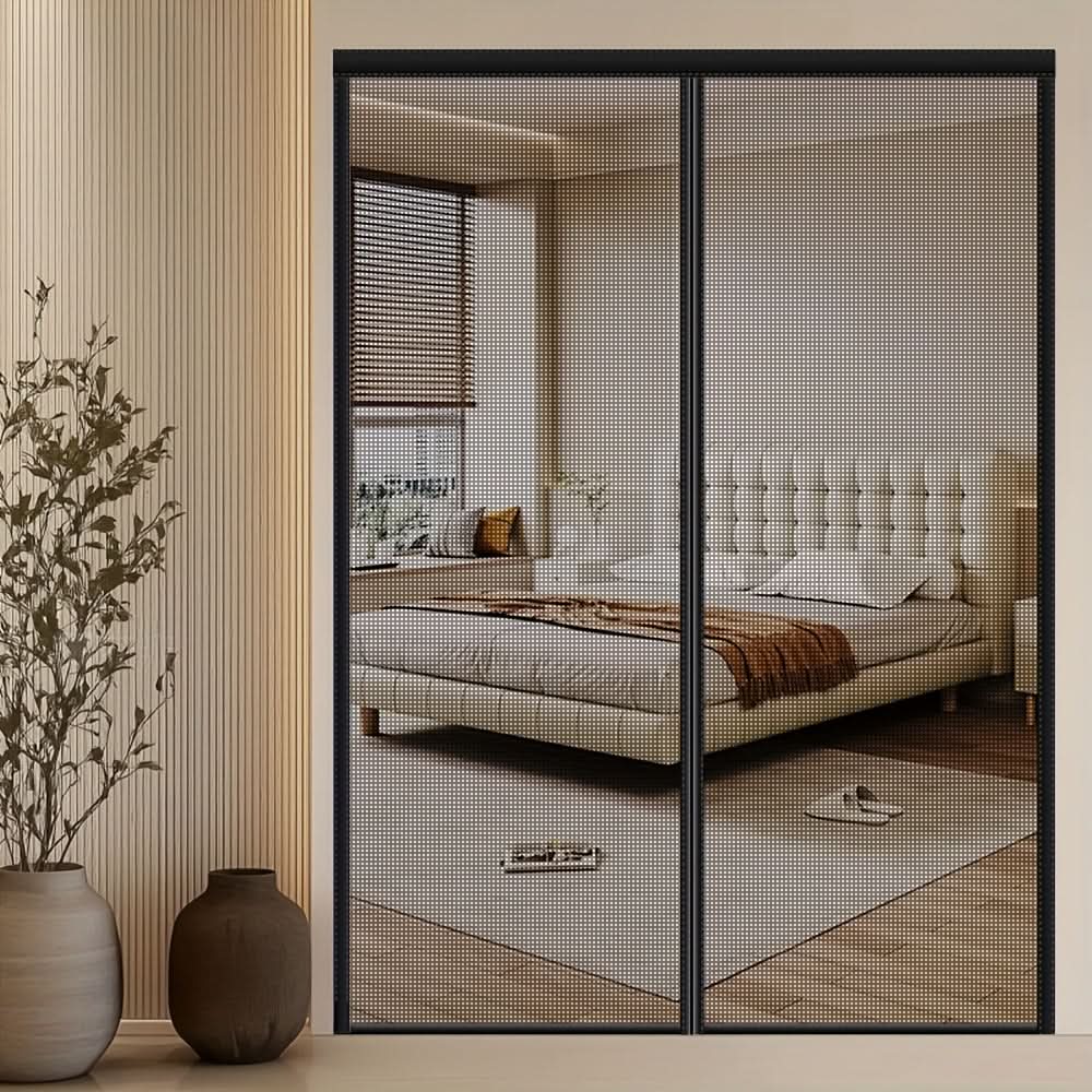 Magnetic Insect Screen Curtain for Convenient Mosquito Defense