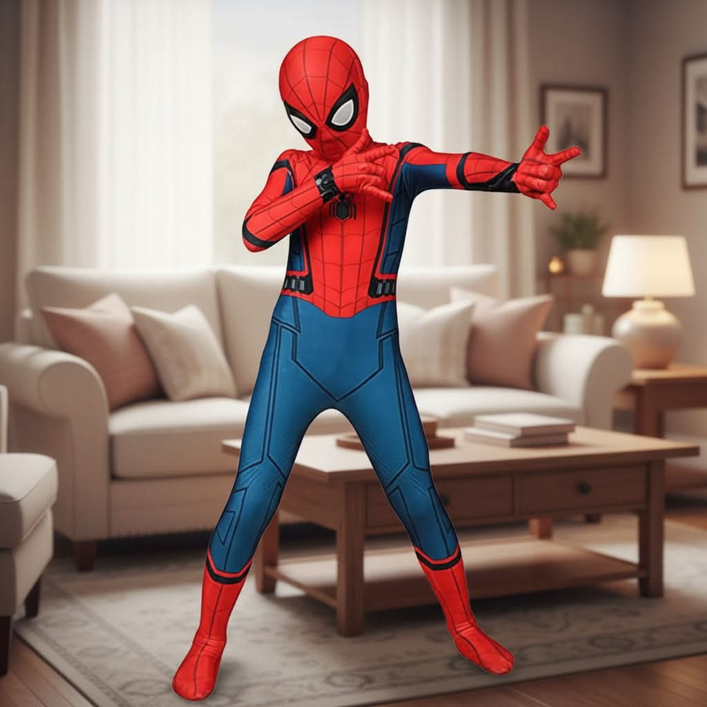 Realistic 3D Superhero Full-Body Suit Costume