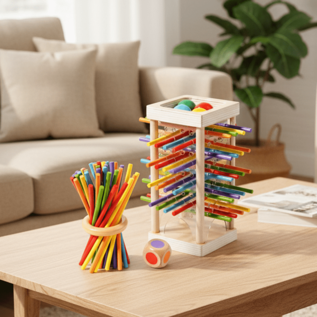 Colorful Educational Sticks for Early Math Mastery