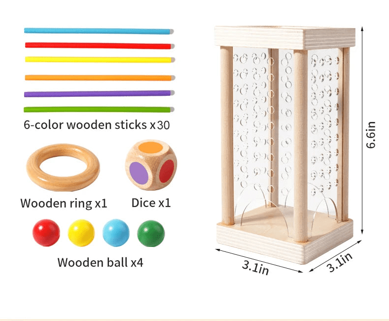Colorful Educational Sticks for Early Math Mastery