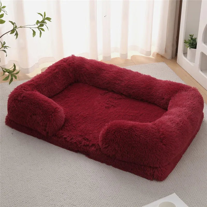 Luxurious Foam Pet Rest with Supportive Side Cushions