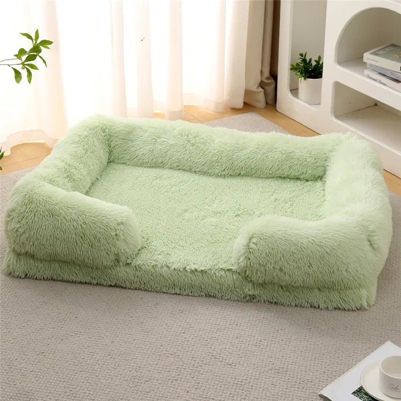 Luxurious Foam Pet Rest with Supportive Side Cushions