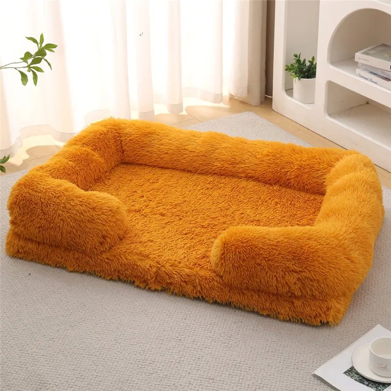 Luxurious Foam Pet Rest with Supportive Side Cushions
