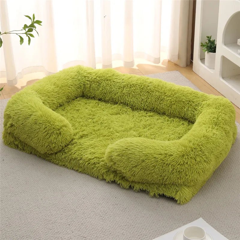 Luxurious Foam Pet Rest with Supportive Side Cushions
