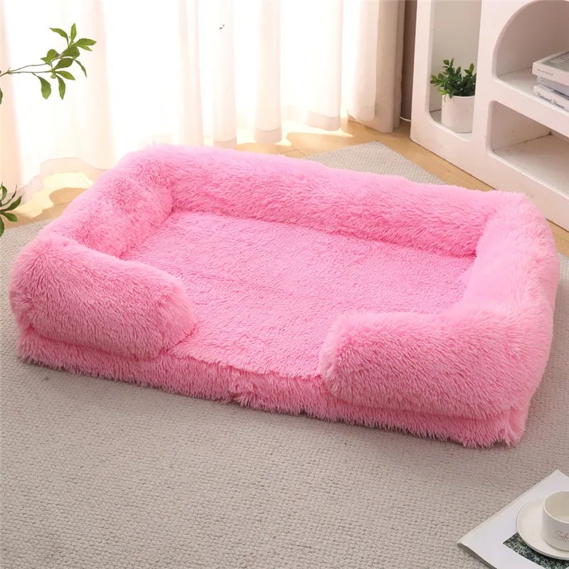 Luxurious Foam Pet Rest with Supportive Side Cushions