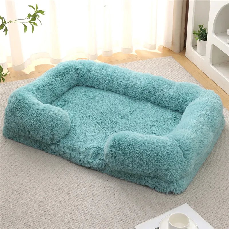 Luxurious Foam Pet Rest with Supportive Side Cushions