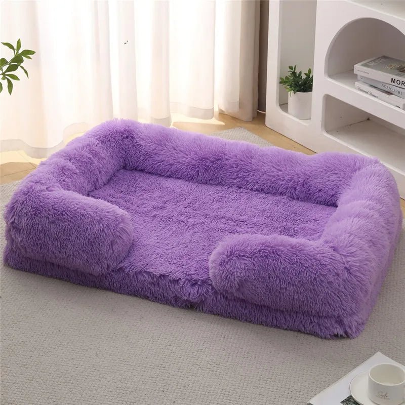 Luxurious Foam Pet Rest with Supportive Side Cushions