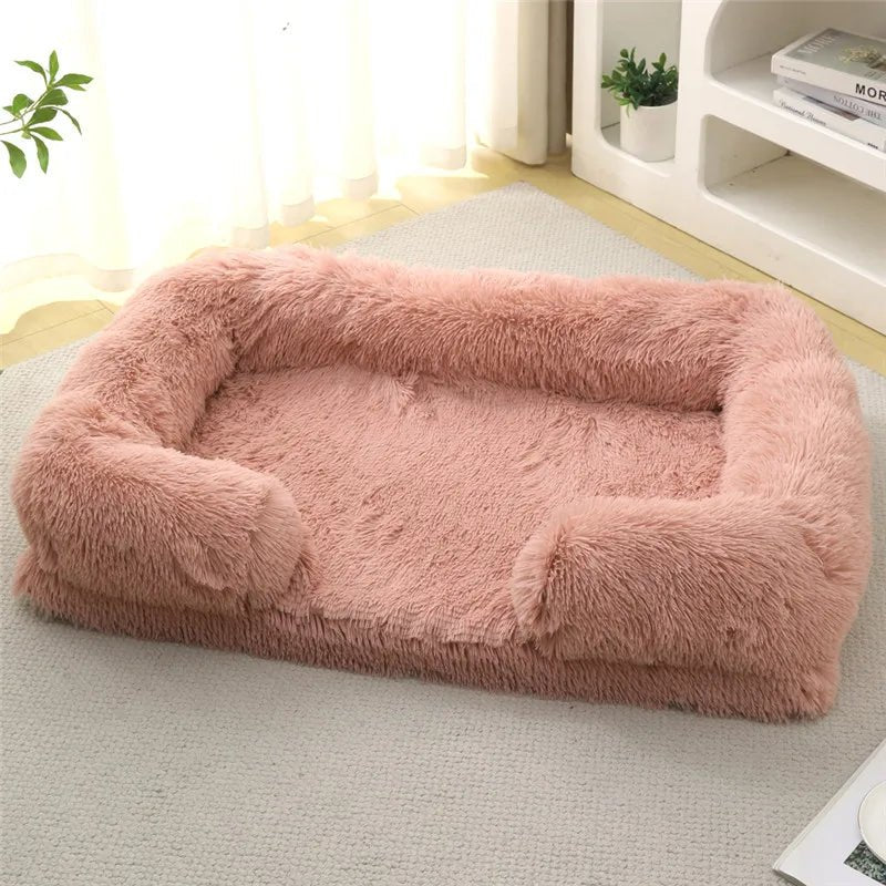Luxurious Foam Pet Rest with Supportive Side Cushions