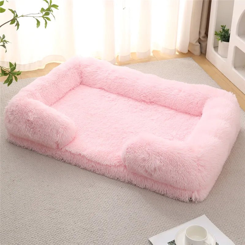 Luxurious Foam Pet Rest with Supportive Side Cushions