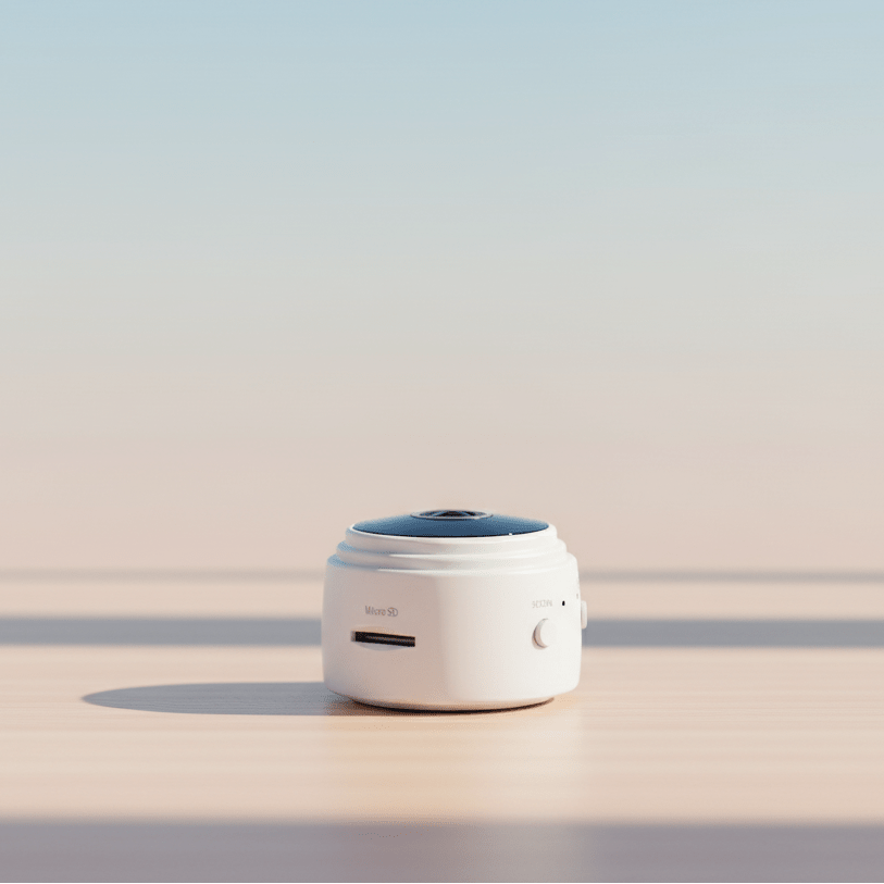 GuardianEye - 1080P Smart Indoor Surveillance Camera with Mobile App Control