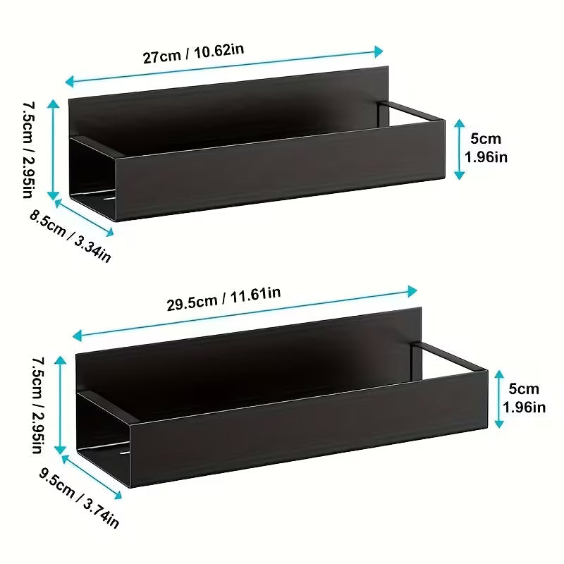 Magnetic Shelf Bracket | No-Drill Side Shelf | Space-Saving Storage