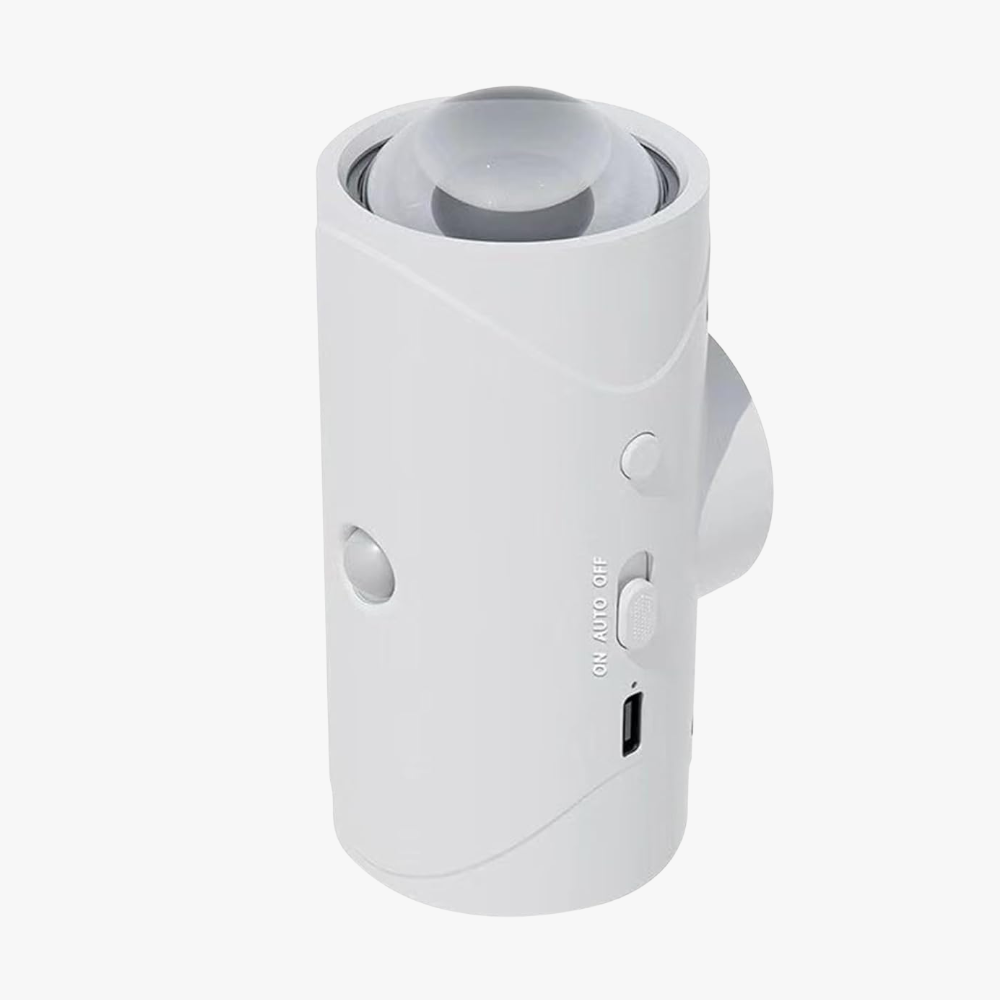 Versatile Motion-Activated LED Outdoor Lantern with USB-C Charging