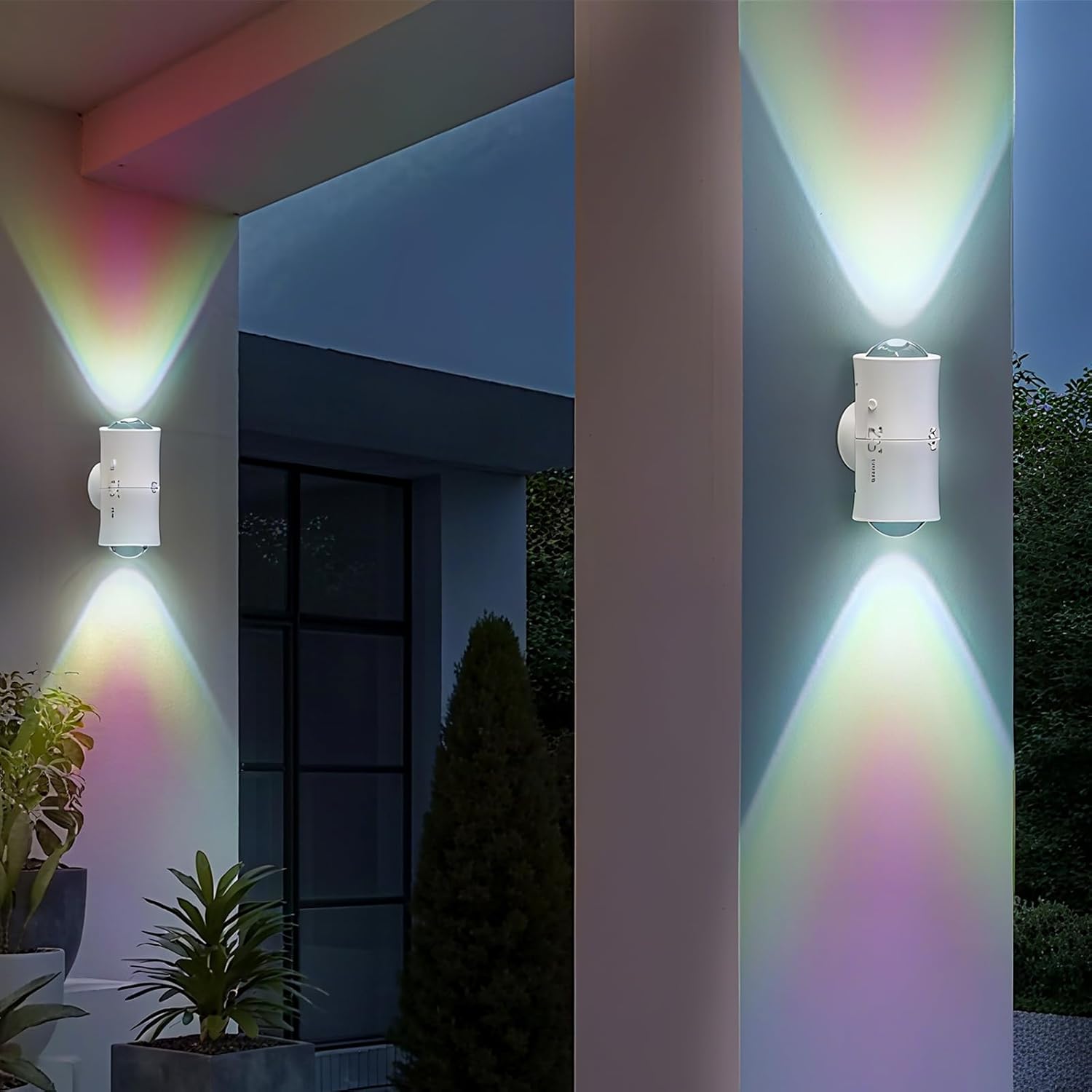 Versatile Motion-Activated LED Outdoor Lantern with USB-C Charging