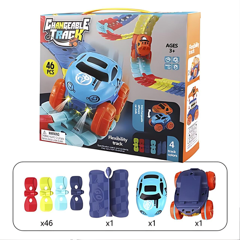 Imagination Express: Interactive Magnetic Car Track Set