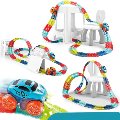 Imagination Express: Interactive Magnetic Car Track Set