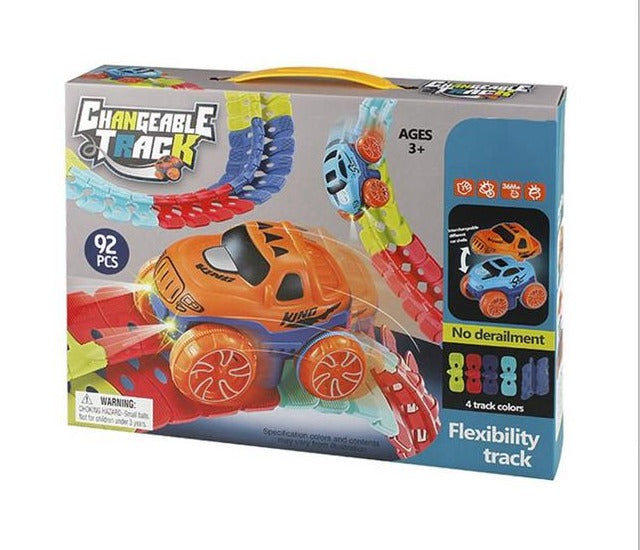 Imagination Express: Interactive Magnetic Car Track Set