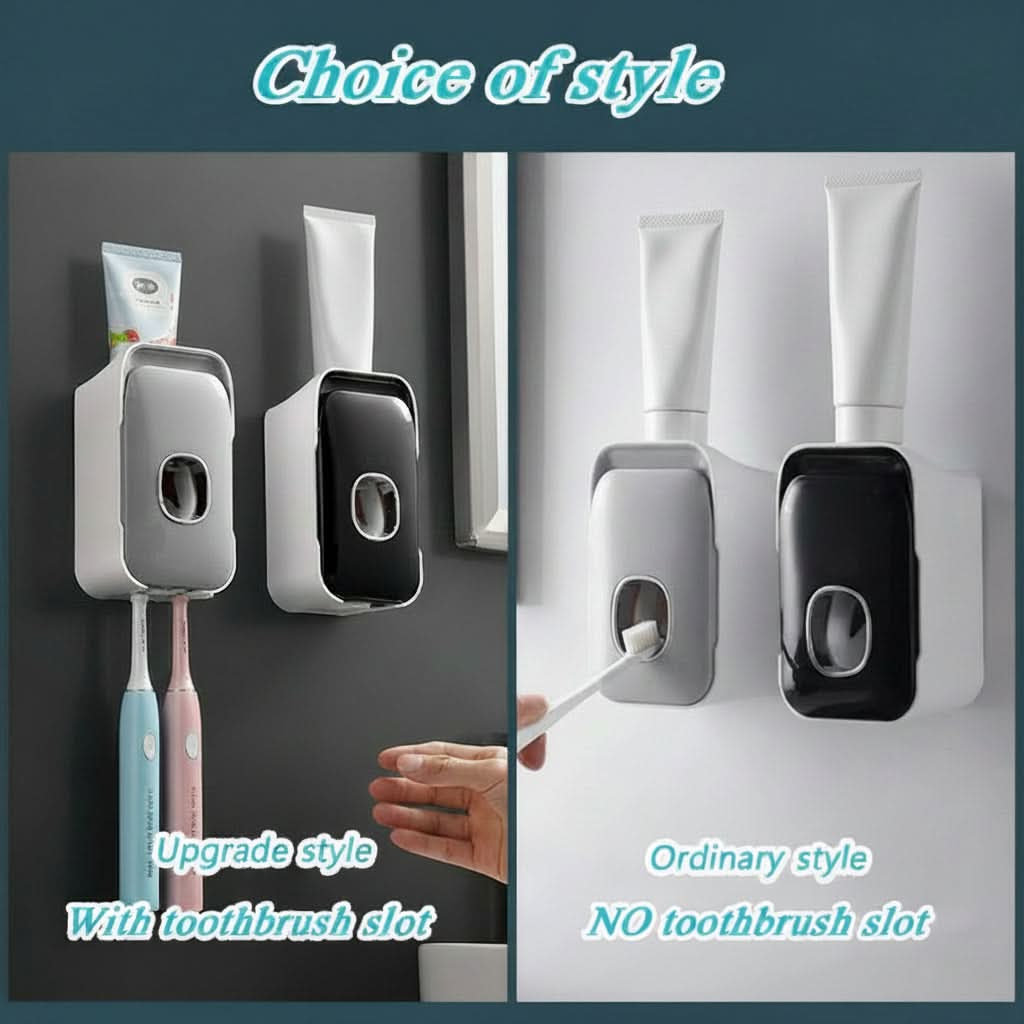 Toothpaste Dispenser – Manual Organizer for a Tidy Bathroom