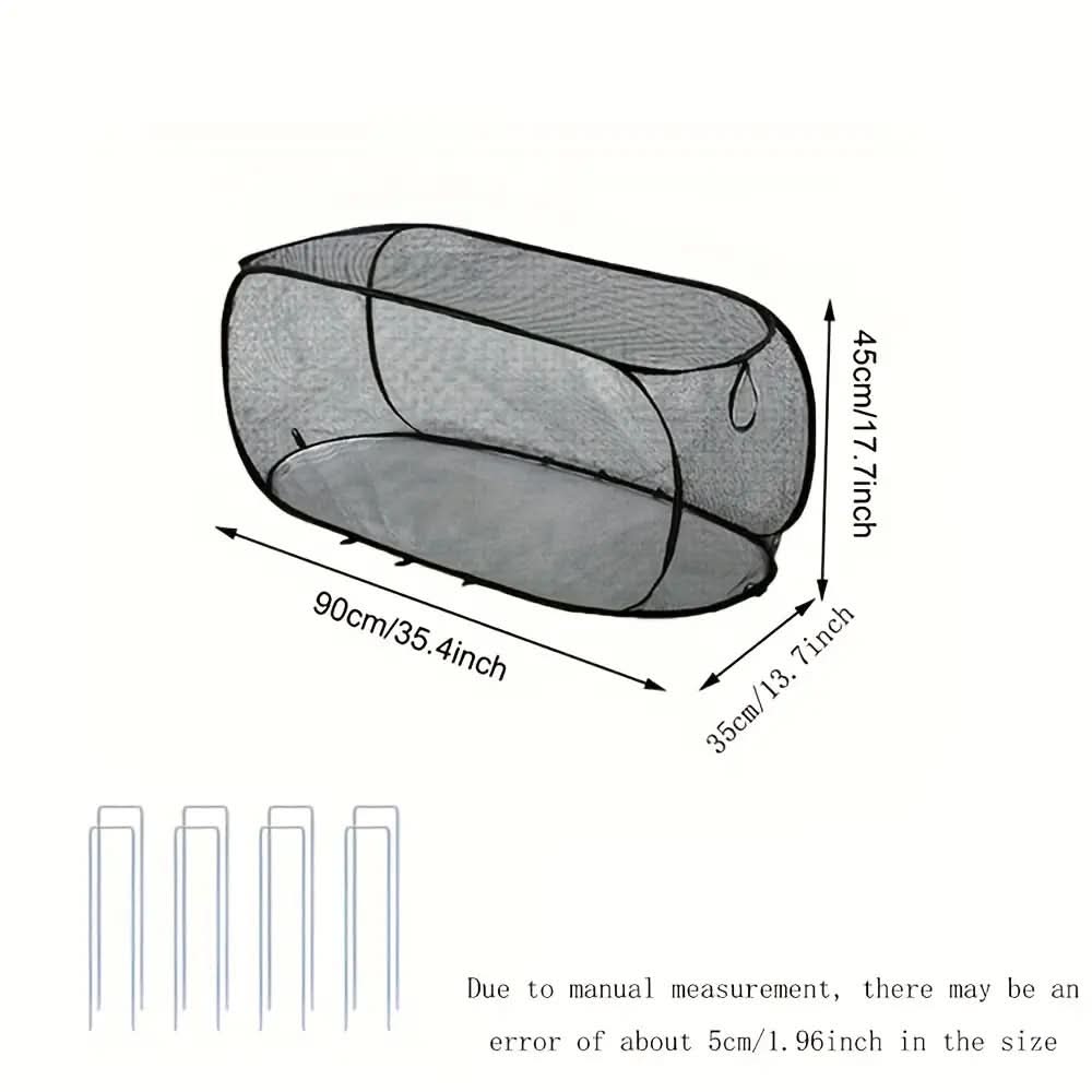 Natural Outdoor Plant Shield – Protective Mesh Greenhouse Cover