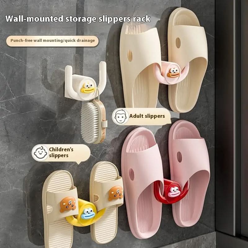 Wall Shelf for Slipper Storage – Adorable Quick-Dry Rack