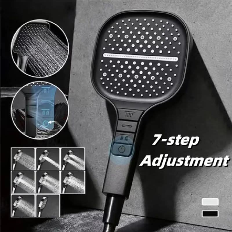 High-Pressure Shower Head with 7 Settings for Daily Comfort