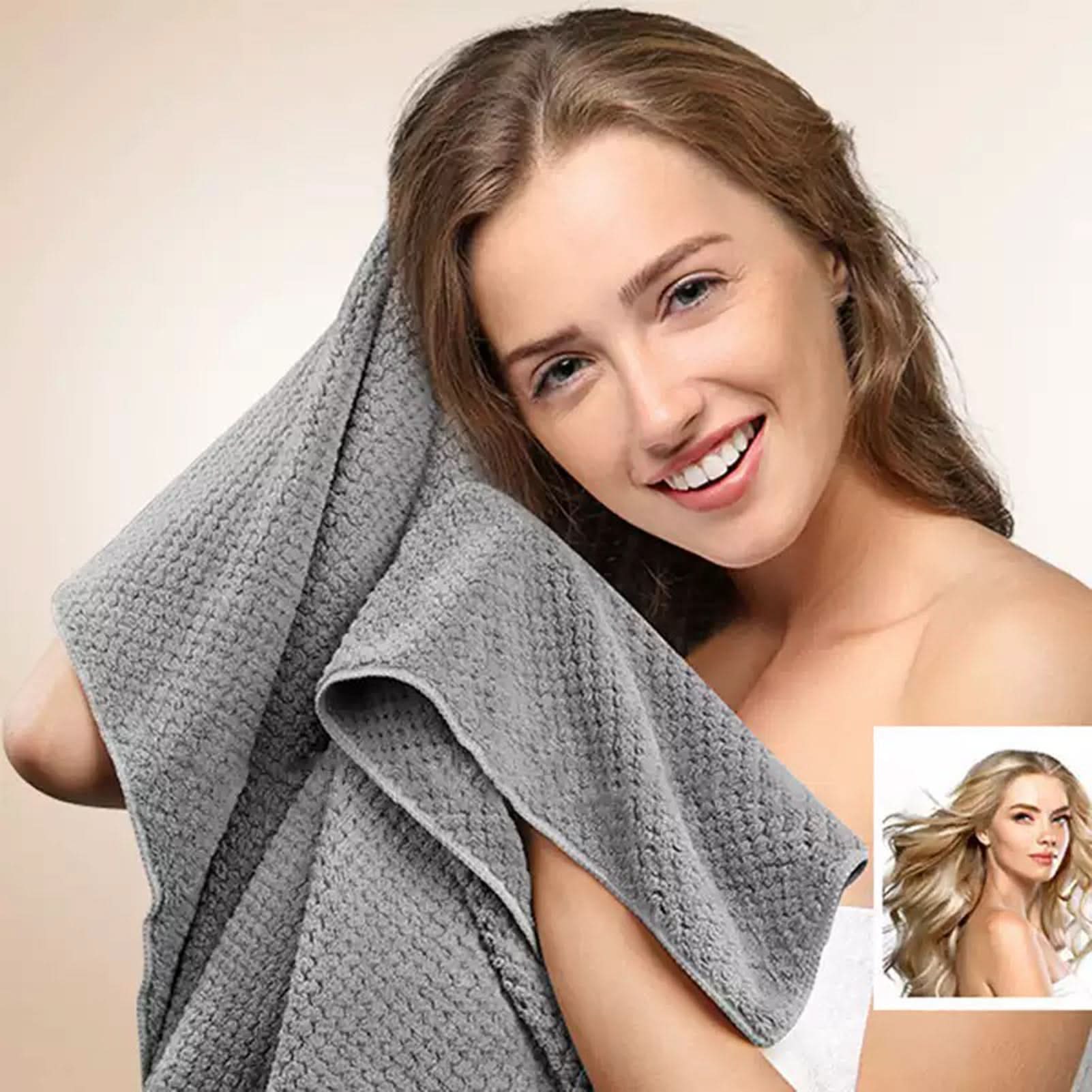 Coral Velvet Hair Drying Towel Wrap – Reduces Frizz and Quick Drying