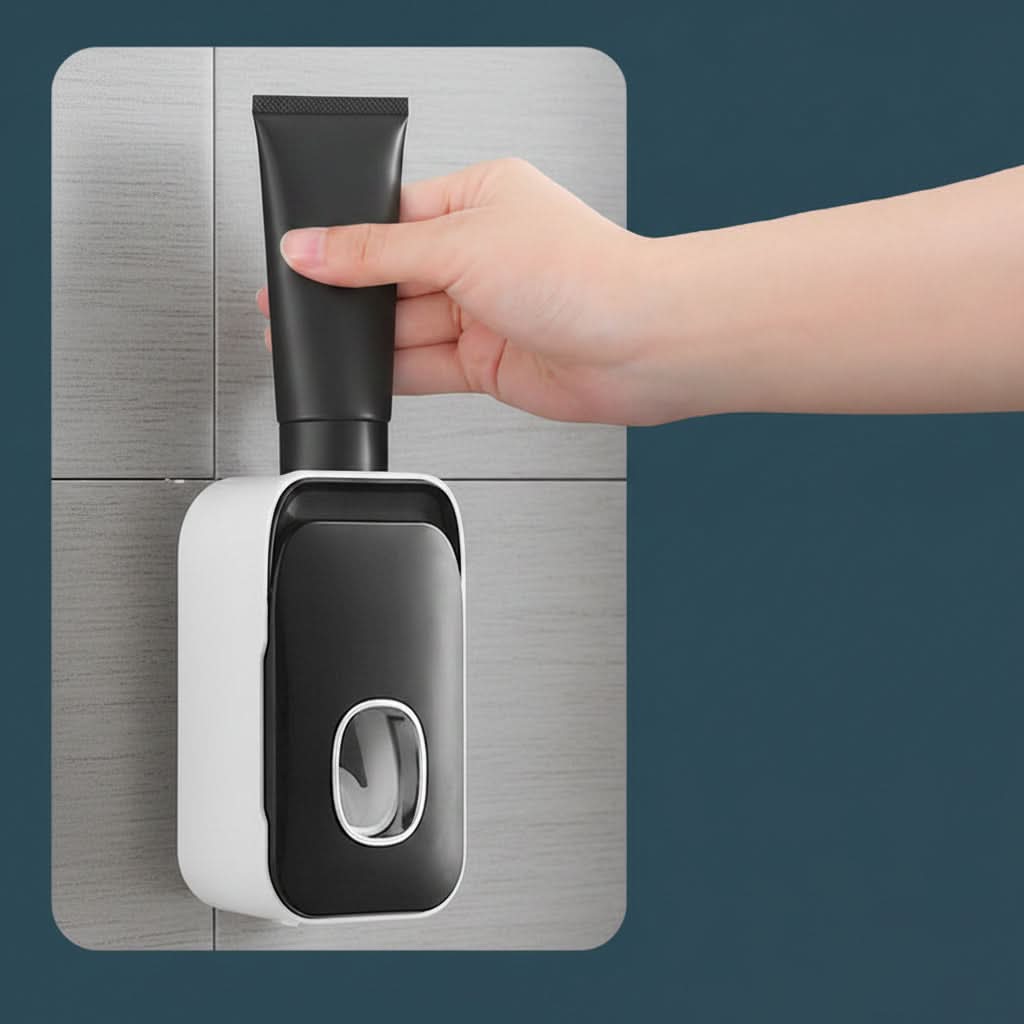 Toothpaste Dispenser – Manual Organizer for a Tidy Bathroom