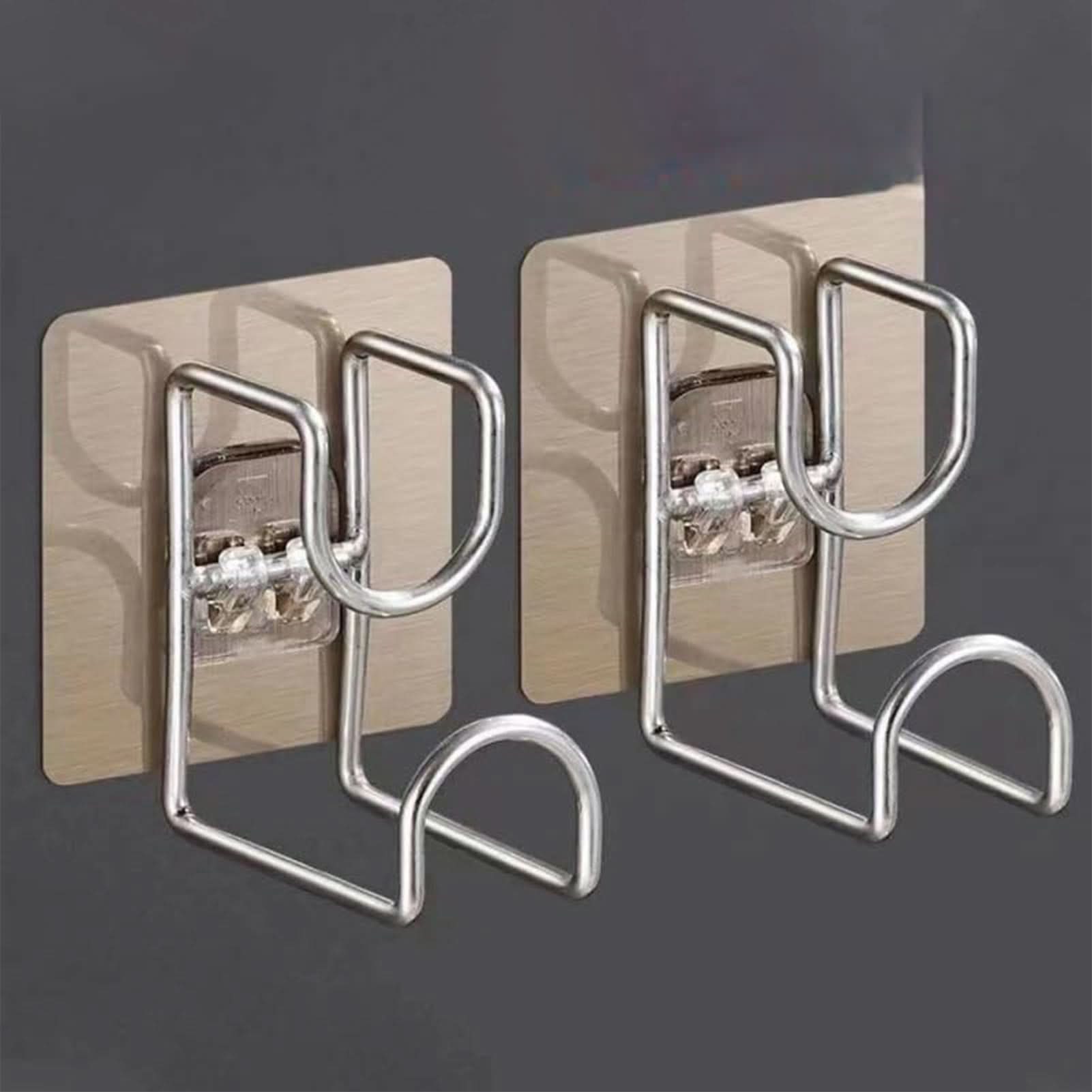 Stainless Steel Wall Hook – Punch-free Solution for Towel and Basin Storage