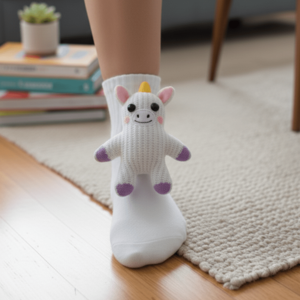 Snuggly Home Slippers with Charming 3D Animal Accents