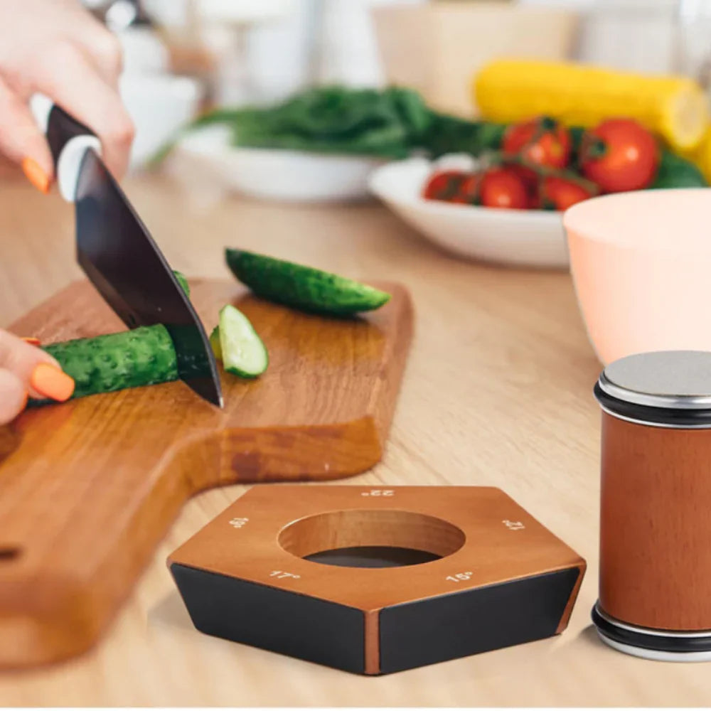 Precision Knife Sharpener with Diamond Wheel & Angle Guide