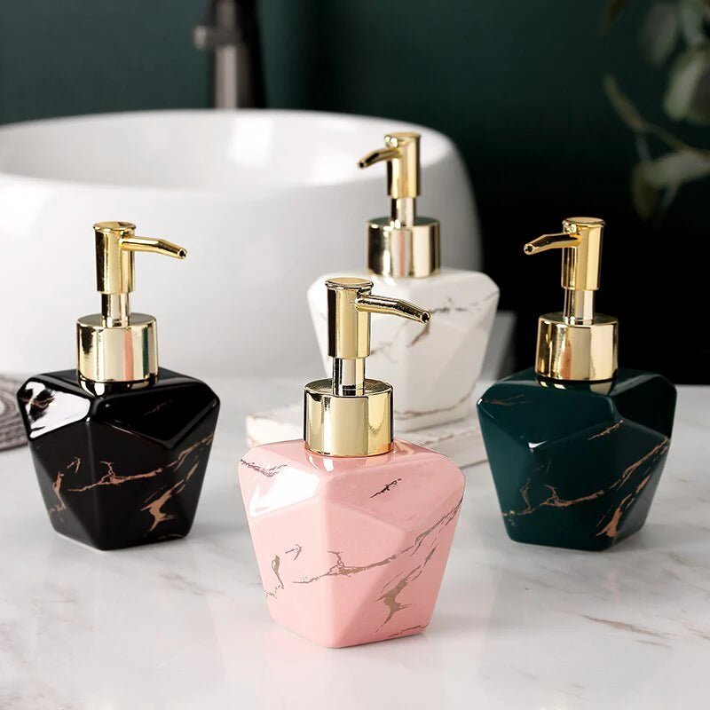 Elegant Marble Soap Dispenser for Stylish Spaces