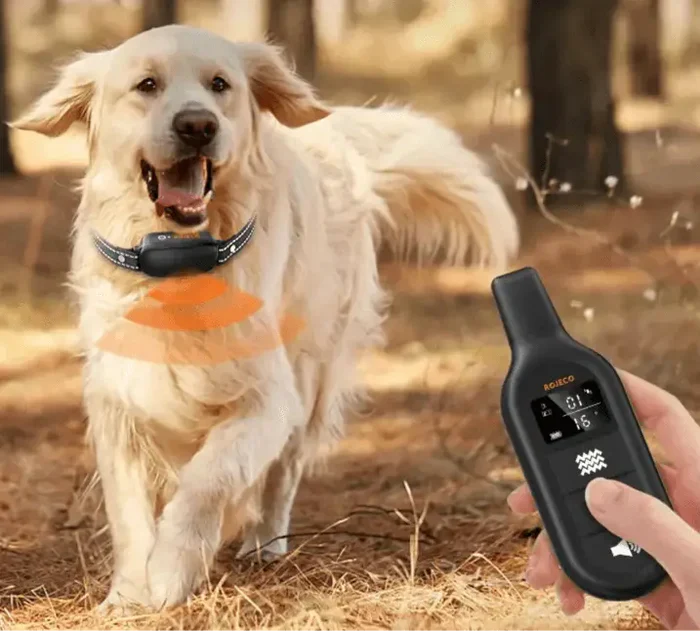 Smart Dog Training Collar with 1000m Range & Custom Modes