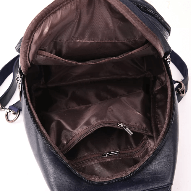 Secure & Stylish Leather Backpack for Everyday Adventures