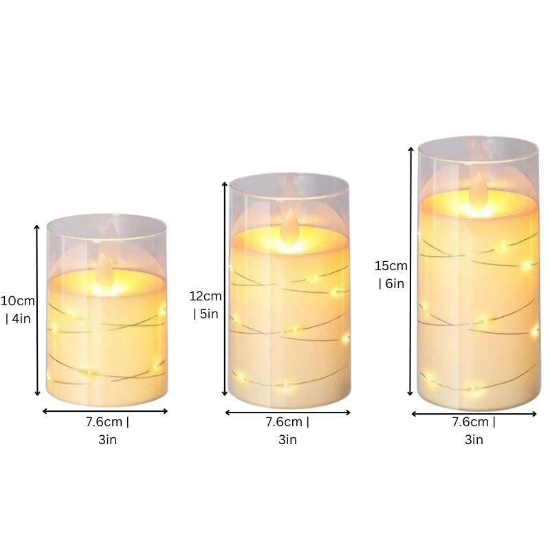 Remote-Controlled LED Candles with Timer for Cozy Ambiance
