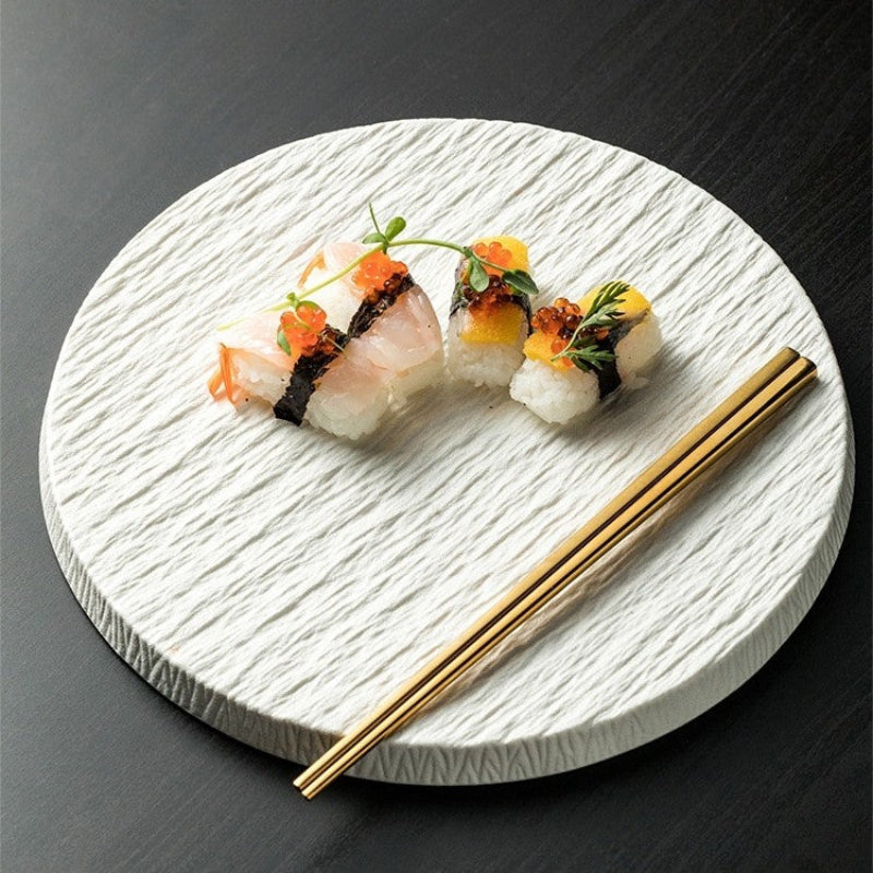 Sleek Earth Dinner Plate Set – Elegant Porcelain Plates for Dining