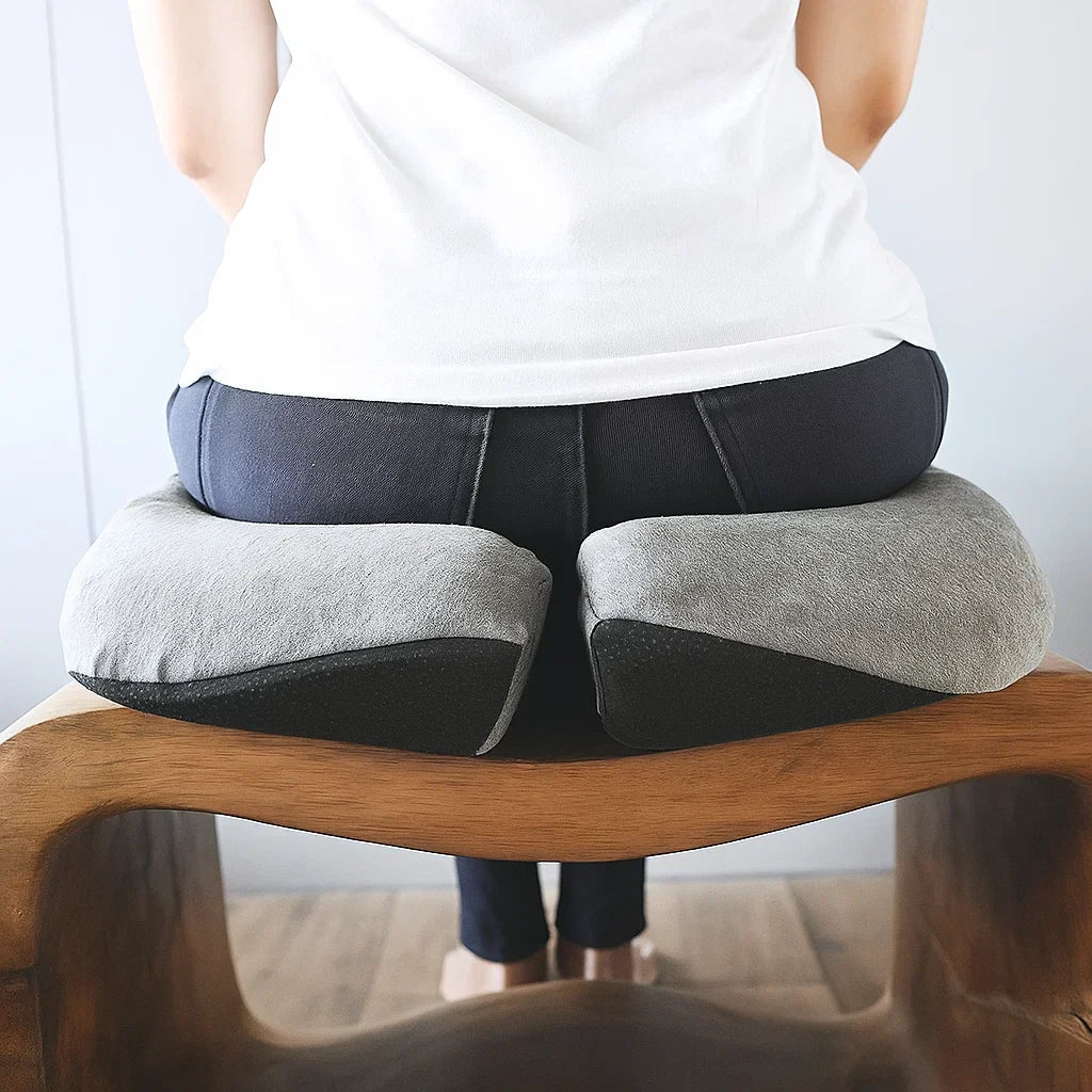 ComfortPlus Ergonomic Seat Cushion for Tailbone and Back Relief