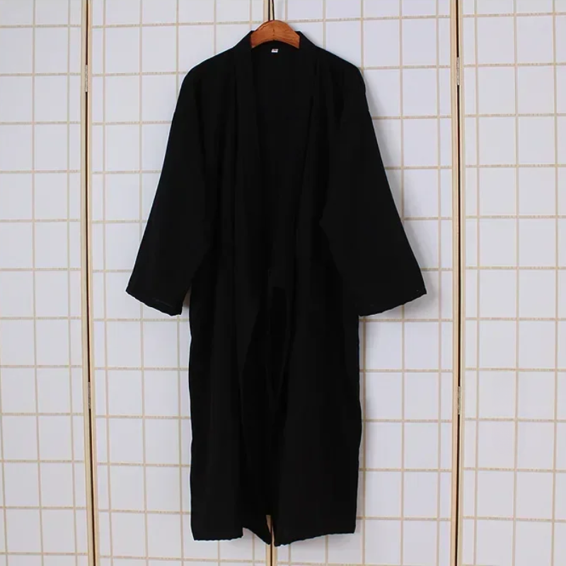 Men's Cotton Lounge Robe – Cozy and Breathable Nightwear