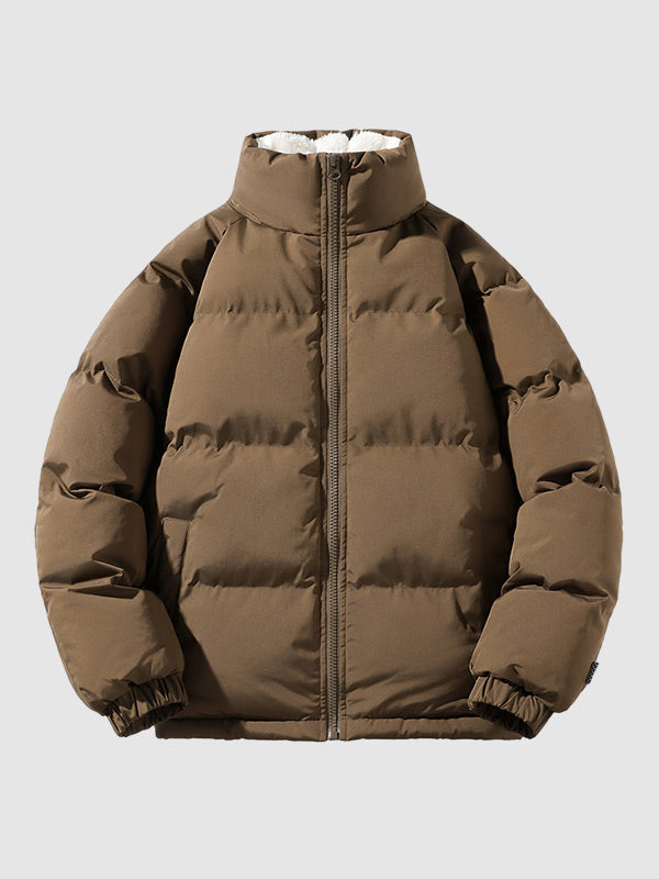 Men's Insulated Winter Jacket with Fleece Lining