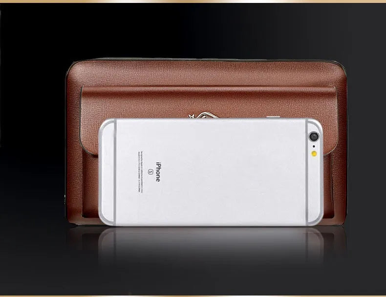 Elegant Leather Organizer Wallet for Modern Men