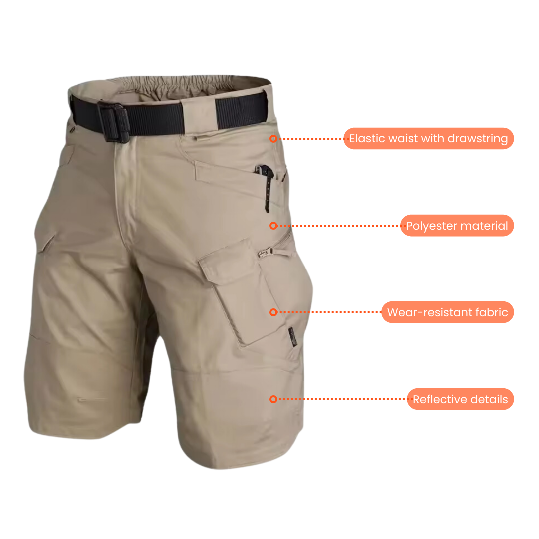 Men's Versatile Adventure Cargo Shorts – Tough, Flexible & Fast-Drying