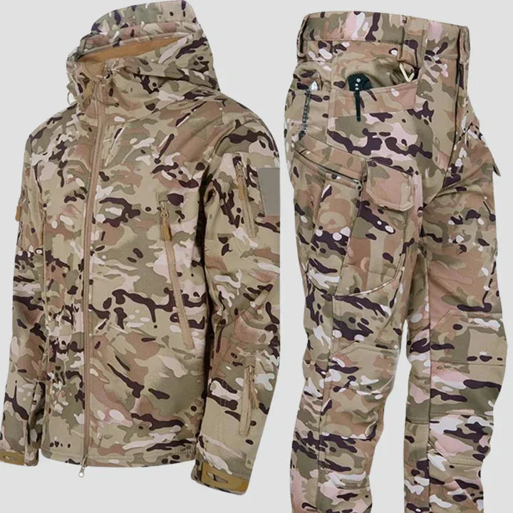Men's Versatile Outdoor Survival Jacket and Pants Set