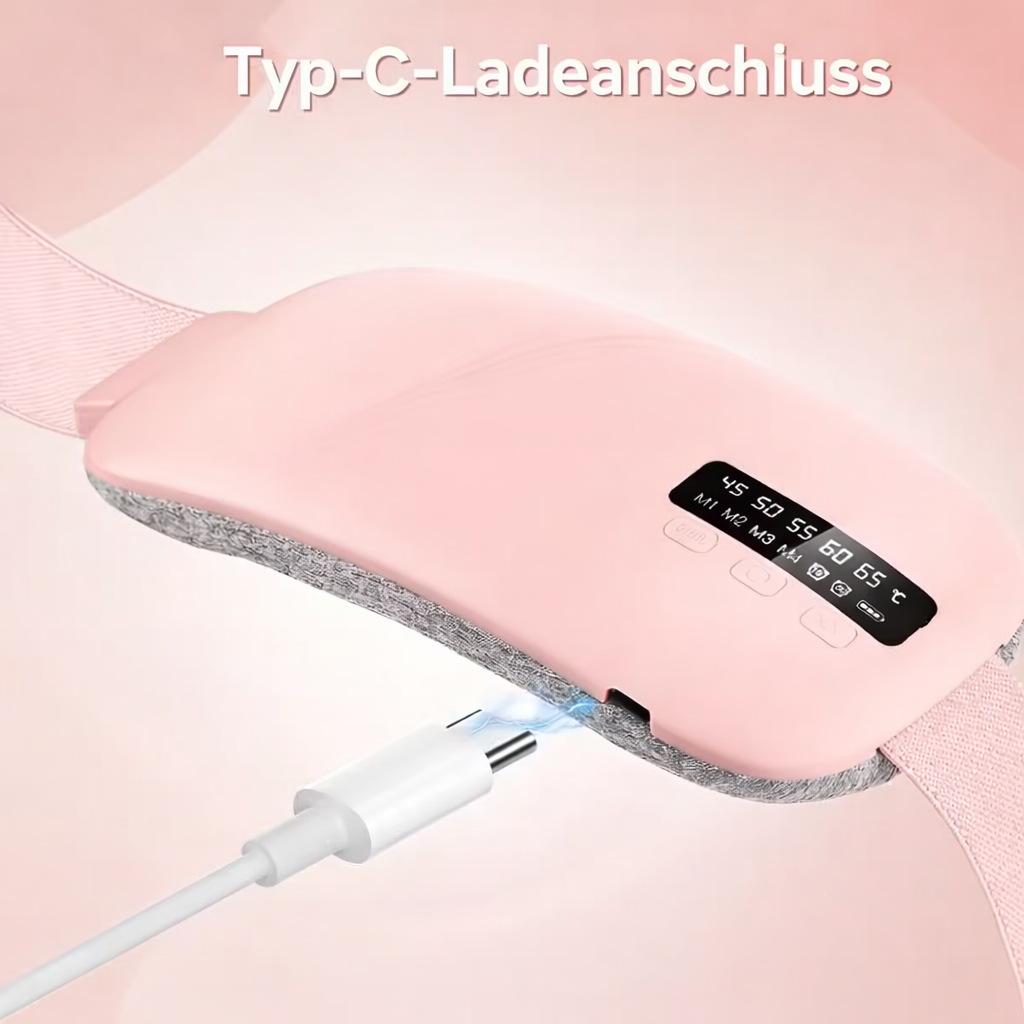 Menstrual Heating Belt | 5 Heat Settings | Massage Feature | Rechargeable USB-C