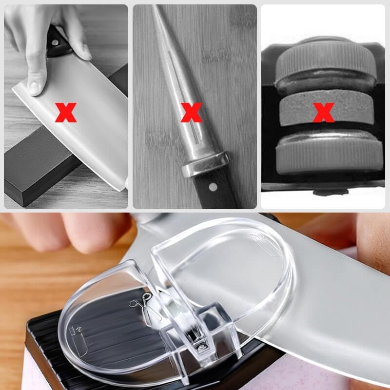 Knife Sharpener | Precision Grinding Technology | Safe Design | Suitable for All Blades
