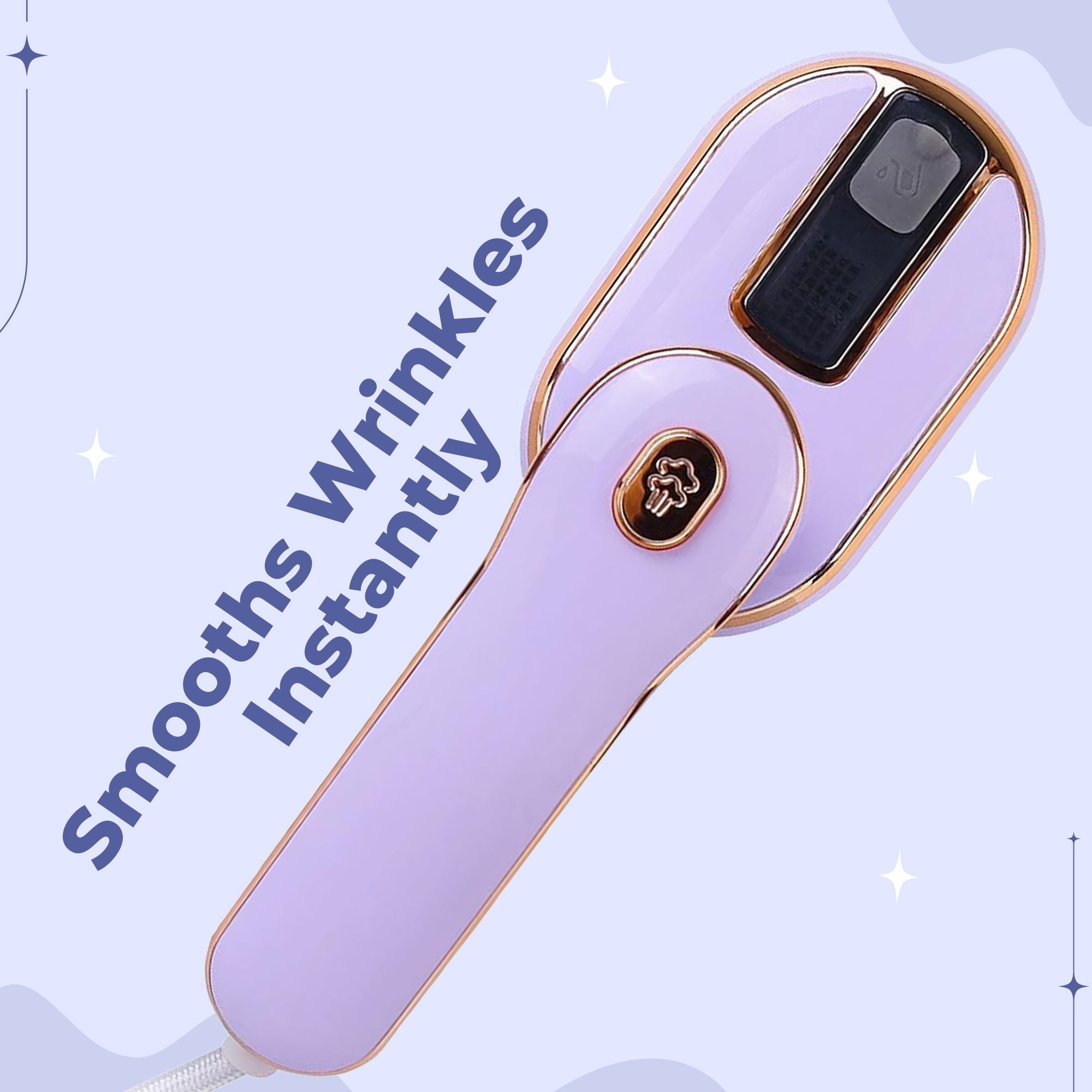 WrinkleAway – Compact Steam Iron for Effortless Crease Removal