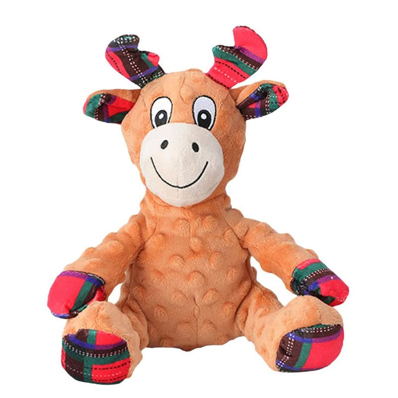 Durable Rubber Dog Toy with Built-In Squeaker for Chewing