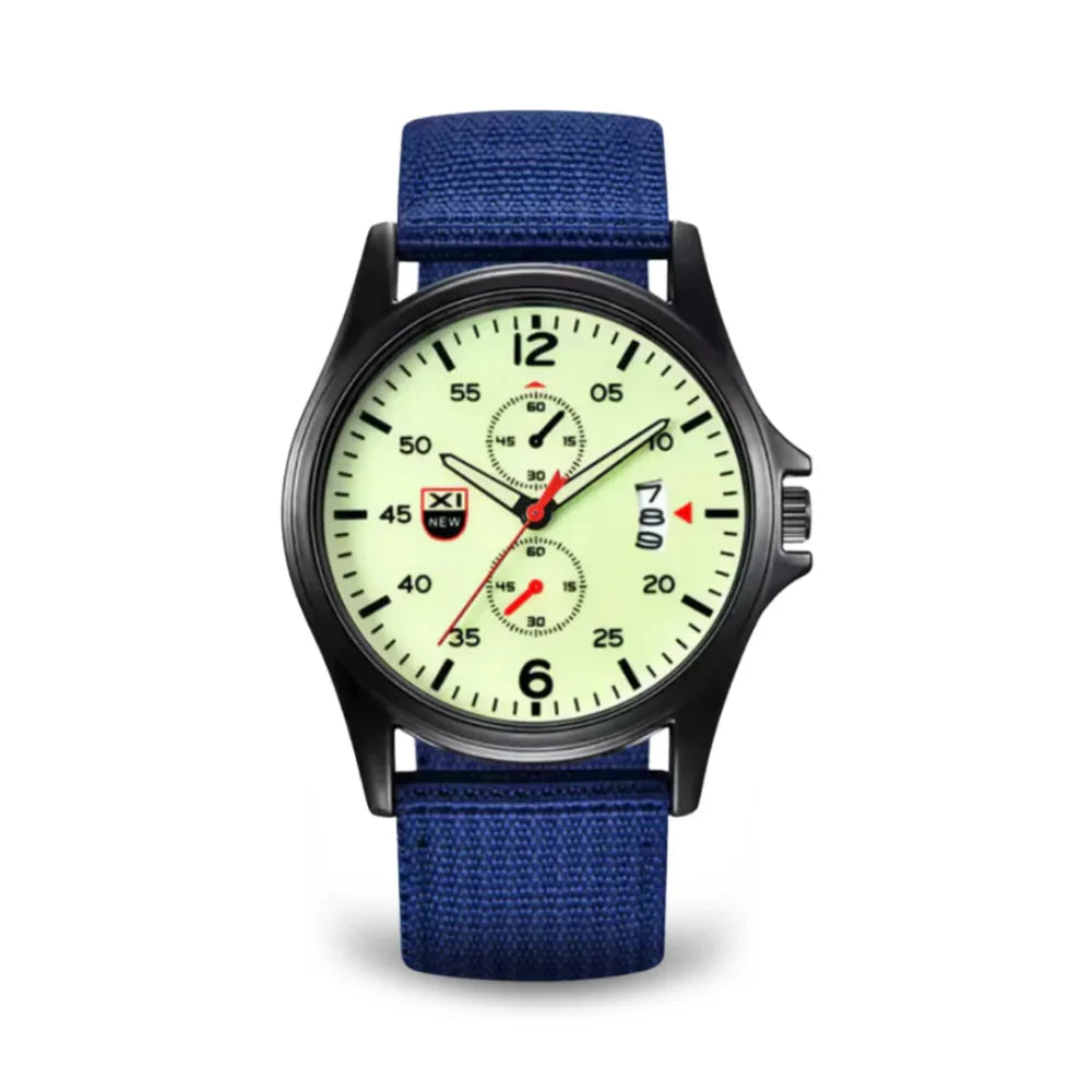 Lightweight Tactical Watch with Durable Nylon Strap