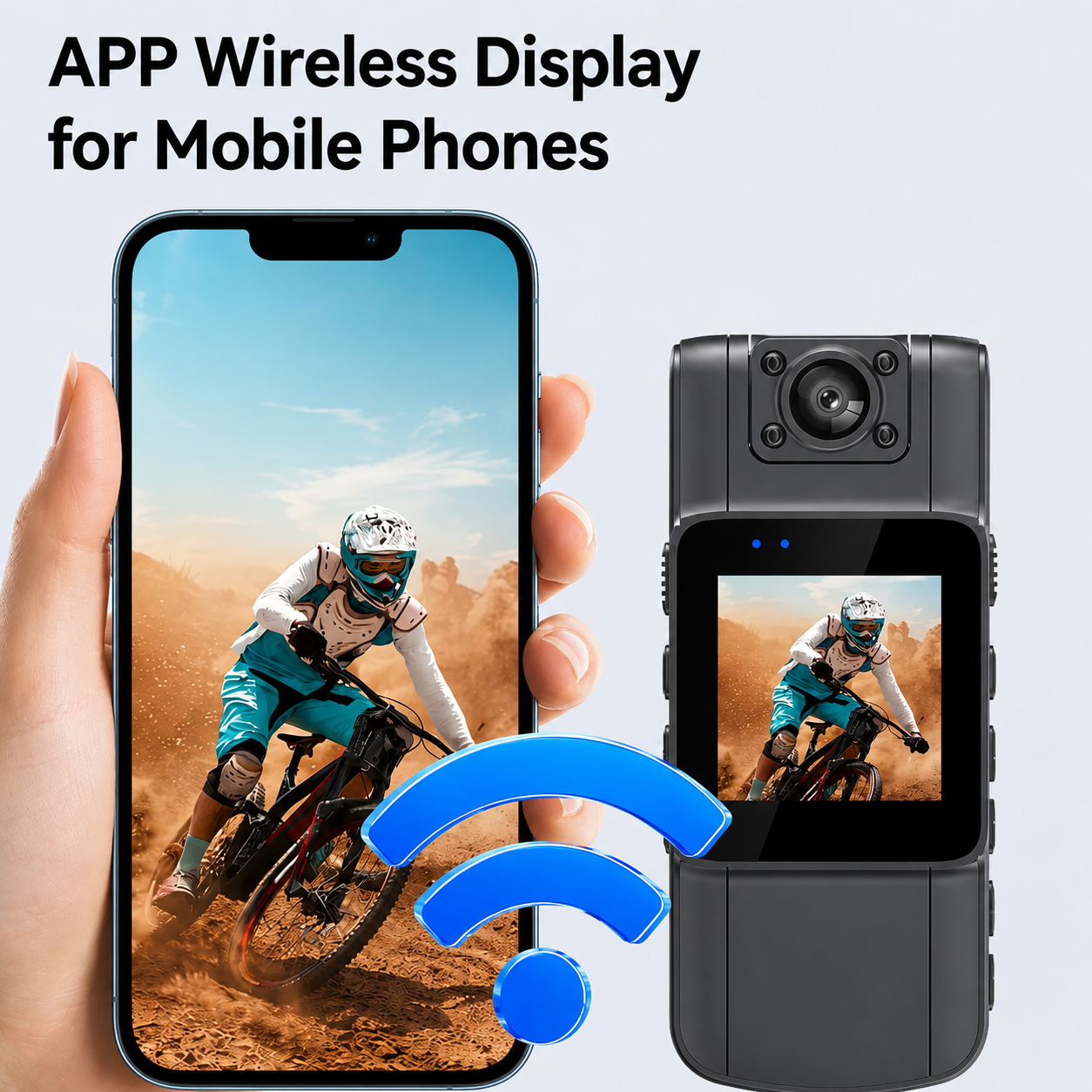 Mini Camera | 4K Video Quality | Rotating Lens