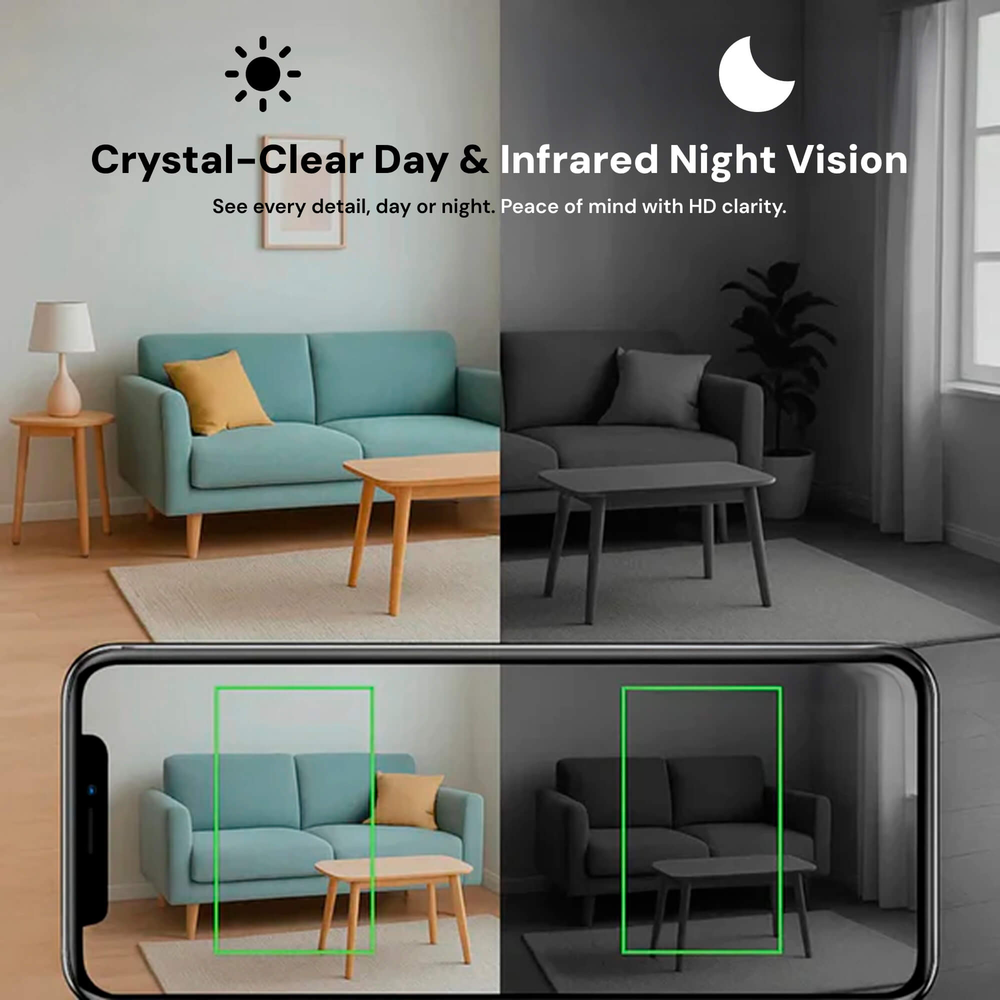 Discreet Home Monitoring Camera with Audio Connectivity