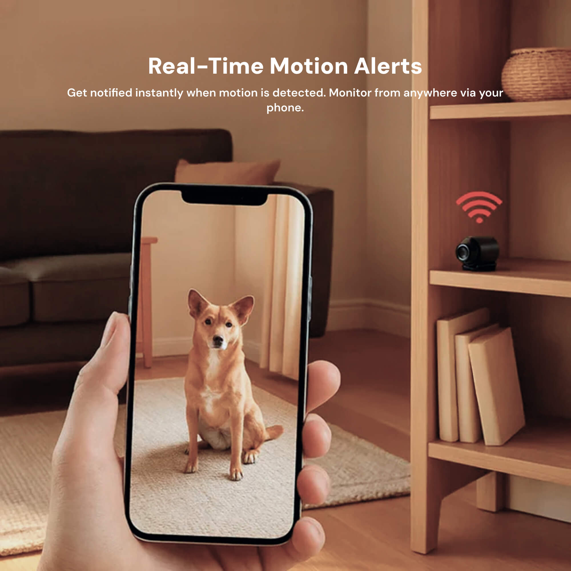 Discreet Home Monitoring Camera with Audio Connectivity